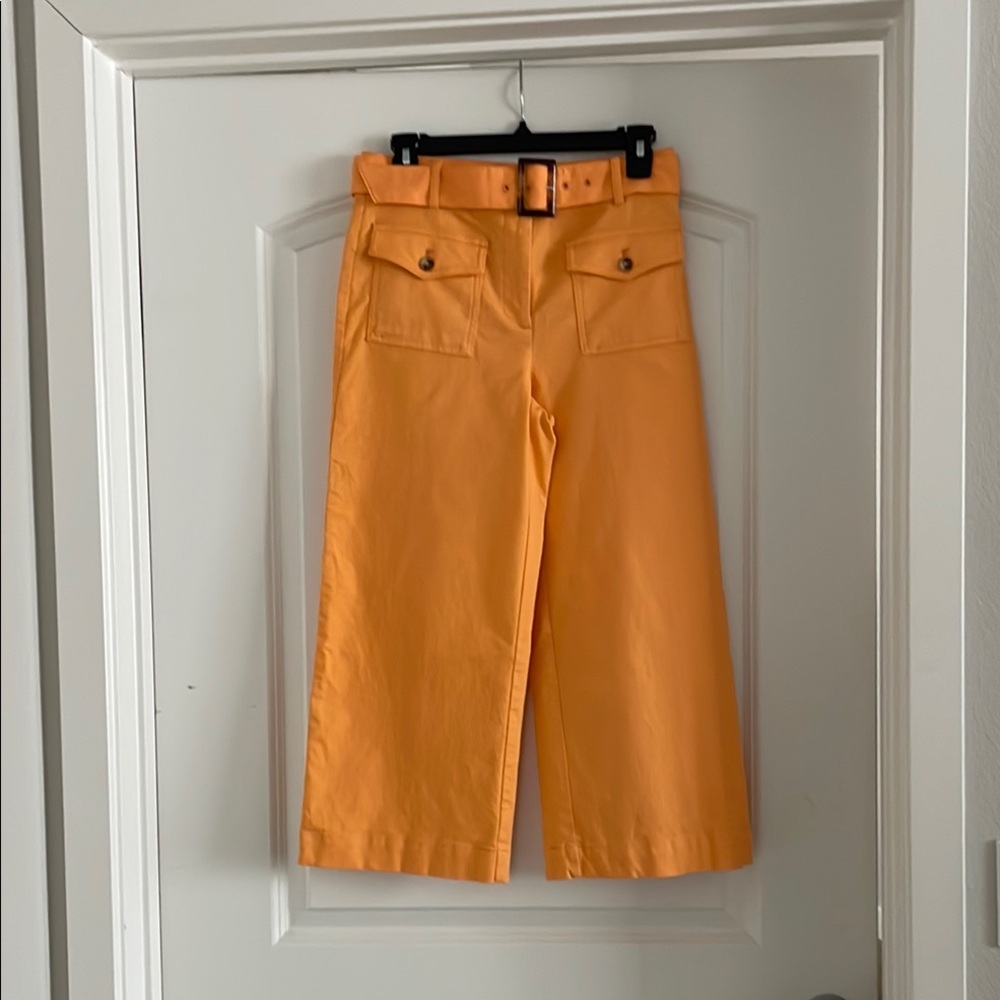 Cropped Wide Leg Pants
